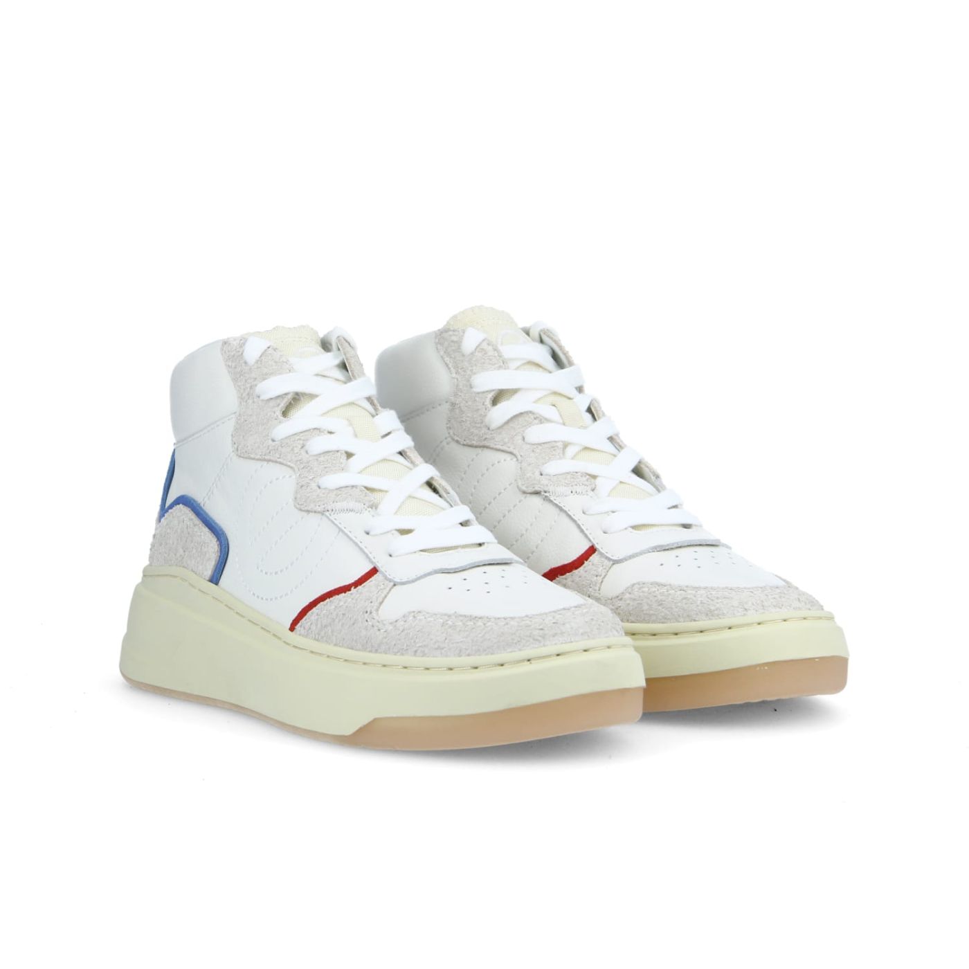 BRIDGET MID - GRAIN/HAIRSUEDE - WHITE
